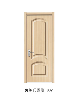 免漆門深雕-009